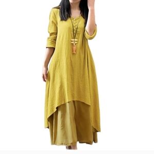 Anself bohemian lagenlook dress